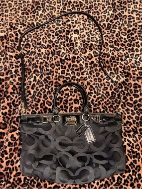 Coach | Bags | Coach Parker Op Art Kiss Lock Satchel L8933441